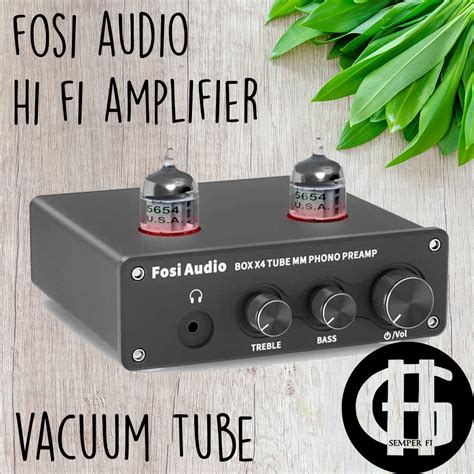 Jual Fosi Audio Phono Preamp Headphone Amplifier Vacuum Tubes Box