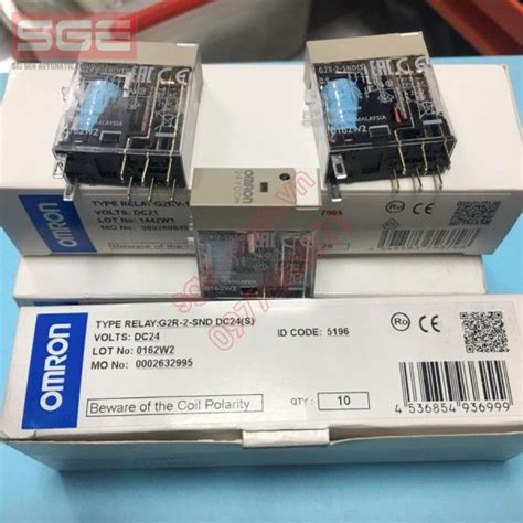 Relay G2R 2 SND DC24 OMRON Thiết Bị Tự Động Sài Gòn SGE