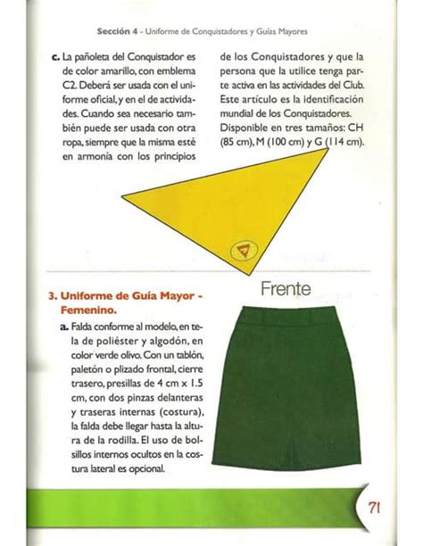 Uniforme Guías Mayores Pdf