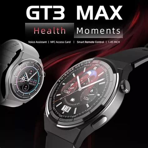 SMARTWATCH GT3 MAX, 3 CORREAS INTERCAMBIABLES Y SISTEMA NFC – Innova ...