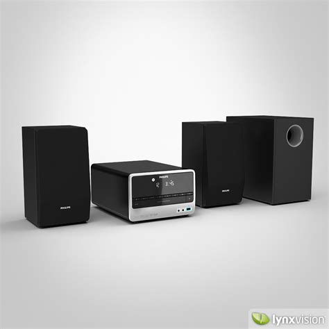 philips micro theater audio system  model max obj fbx cgtradercom