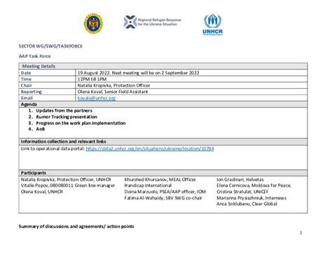 Document Ukraine Situation Moldova Accountability To Affected