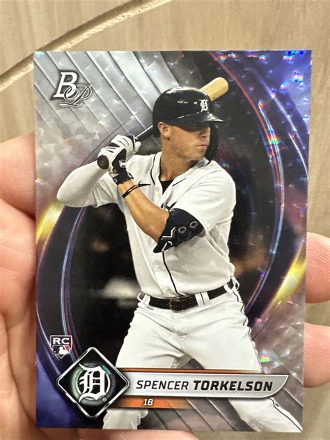 Spencer Torkelson Bowman Platinum Ice Foil Parallel Rookie