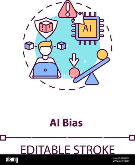 Ai Bias Concept Icon Stock Vector Image And Art Alamy