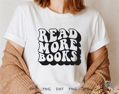read  books svg png dxf jpg eps vintage book lover shirt