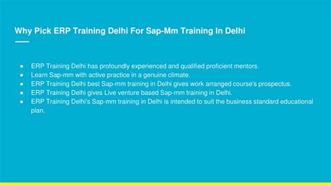 Ppt Sap Mm Training Course In Delhi Powerpoint Presentation Free