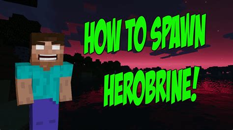 How To Spawn Herobrine In Minecraft Without Mods YouTube