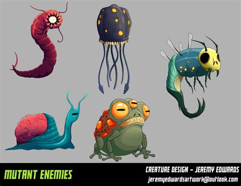 Mutant Enemies by jeremythedrawer on DeviantArt