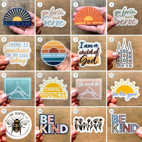 Lds Missionary Stickers Lds Stickers For Missionary Latter Etsy