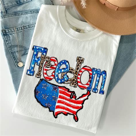 Freedom Half Flag Half Leopard Transfer Sassy Sublimation And Screen Prints