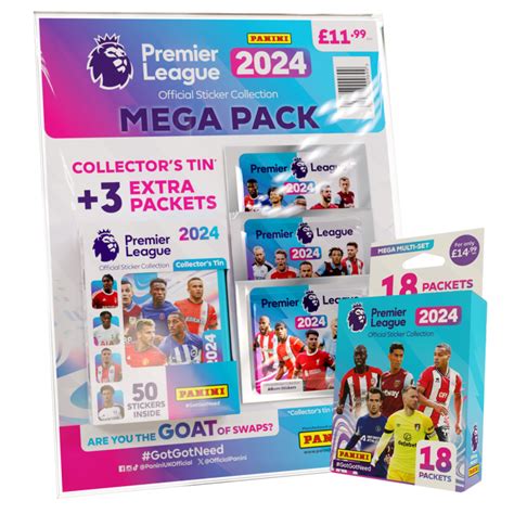 Panini Premier League Official Sticker Collection 2024 Multi Set And