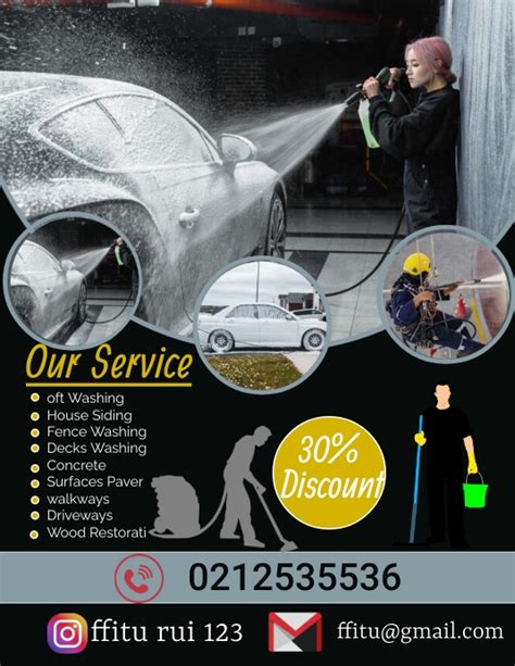 Copy Of Pressure Washing Flyer Template 1 Postermywall