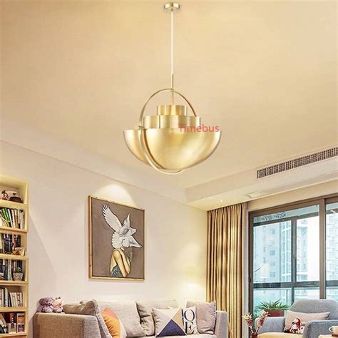 Luxury Nordic Gold Personality Pendant Lamp Modern Pendant Light Minimalist Restaurant Bar