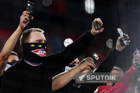 Russia Soccer Europa League Spartak Legia Sputnik Mediabank