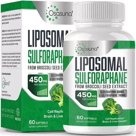 Potente Sulforafano Liposomal Extracto Br Coli Caps Cuotas Sin Inter S