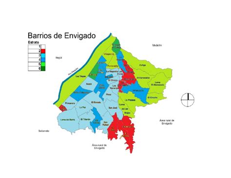 Mapa de Barrios de Envigado | PDF