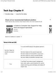 Tech Sup Chapter Pdf Tech Sup Chapter Flashcards Quizlet Of