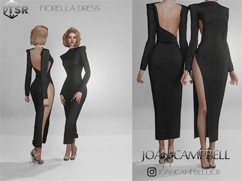 Joan Campbell Beauty S Fiorella Dress In 2023 Sims 4 Dresses Sims 4