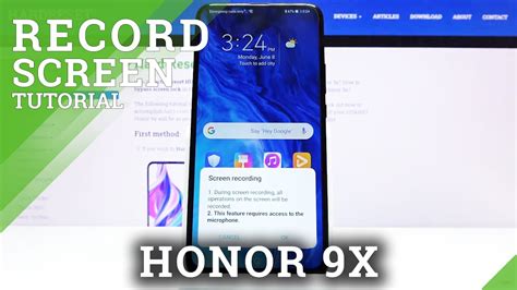 How To Record Screen Huawei Honor X Capture Screen Youtube