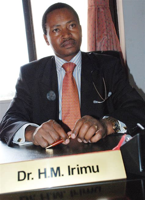 Doctor Henderson Irimu Is The Chief Medical Specialist In Charge Of