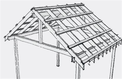 Timber Frame Porch Purlins 1910 Craftsman