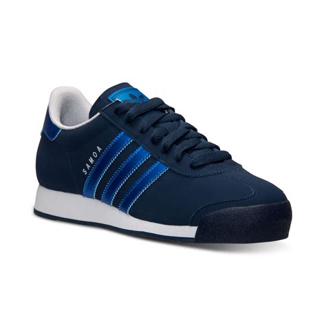 Lyst - Adidas Men'S Samoa Casual Sneakers From Finish Line in Blue for Men