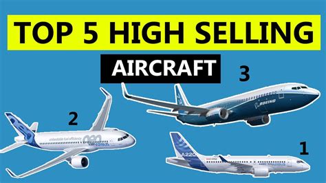 Top 5 Selling Narrow Body Aircraft I Airbus I Boeing I Embraer I I