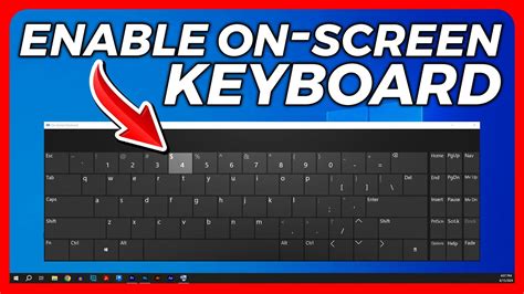 How To Enable On Screen Keyboard In Windows 10 Fix Laptop Keyboard Not Working Windows 10 11