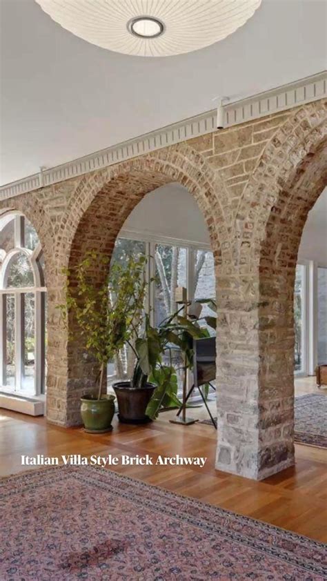 Italian Villa Style Brick Archway In 2022 Brick Archway Tuscan Style Villa Style