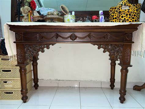 Meja Kayu Jati Asli Furniture Home Living Furniture Tables Sets