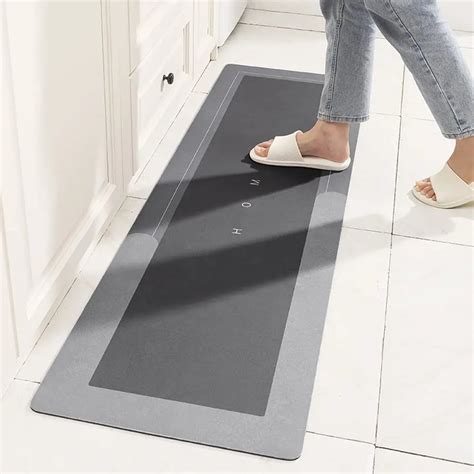 Tapis De Bain Super Absorbant En Polym Res De Sol De Cuisine Anti