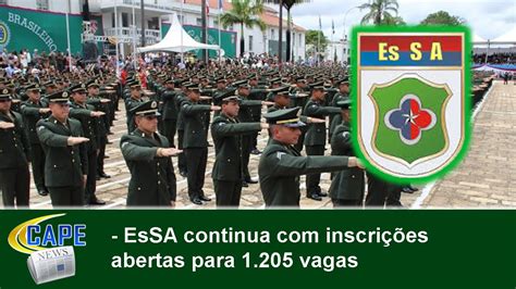 EsSA Escola de Sargentos das Armas continua inscrições abertas