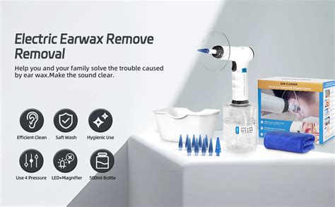 Ear Wax Removal Kit Temodu Rechargeable Earwax Remove Removal Ear