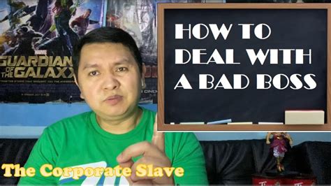 How To Deal With A Bad Boss Youtube