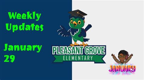 Weekly Updates January 29 2023 Pleasant Grove Elementary School