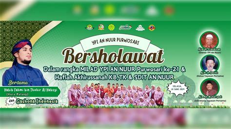 Live Streaming Ypi Annuur Purwosari Bersholawat Bersama Habib Fahmi