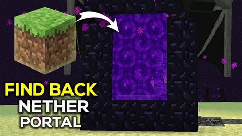 easily find  nether portals  minecraft easy guide youtube