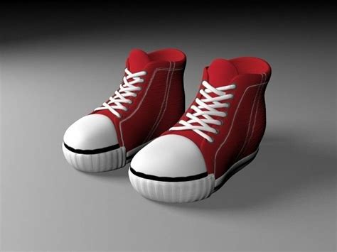 ArtStation - cartoon red shoes | Game Assets