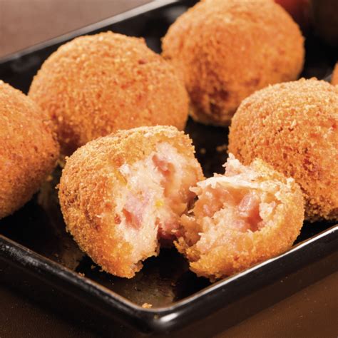 Serrano Ham Kroketten Balletjes Spaanse Tapas Aan Huis Geleverd Of