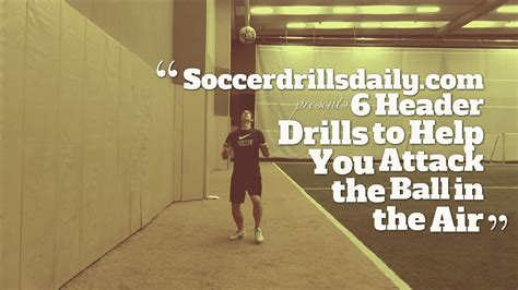 Soccer Drills 6 Header Drills For Power And Accuracy