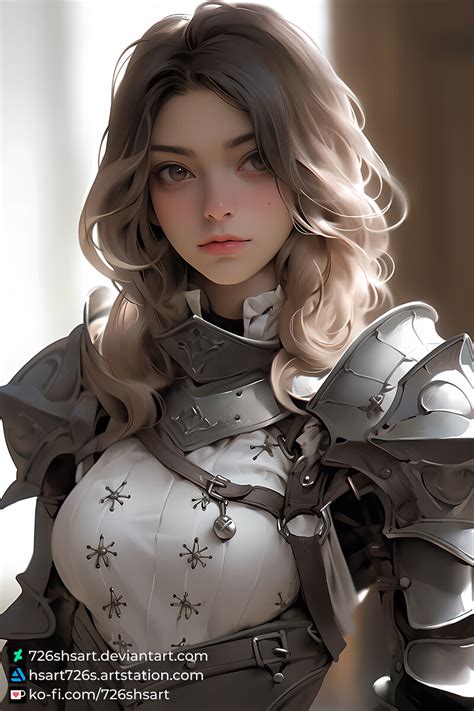 Artstation Knight Female 5 Image Prompt Artworks