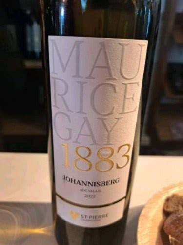 Cave St Pierre Maurice Gay Johannisberg Vivino Us