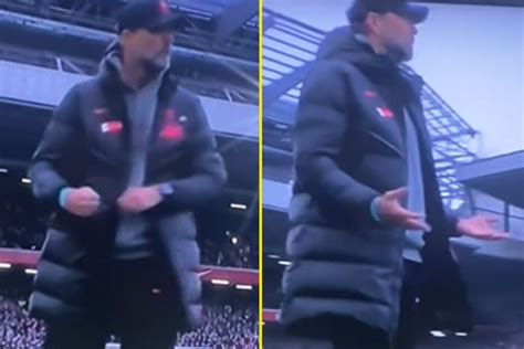 Footage Shows Jurgen Klopp Celebrating Mohamed Salah Penalty Against Arsenal Before Realising