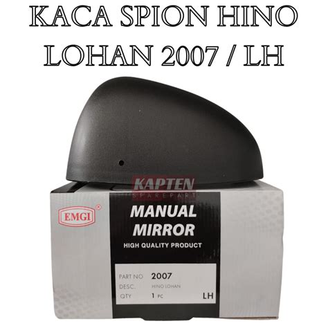 Jual Kaca Spion Hino Lohan Manual Mirror Isuzu Giga LH Kiri EMGI 2007