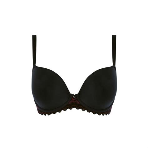 Podprsenka Freya Festival Vibe Uw Moulded Plunge T Shirt Bra Black