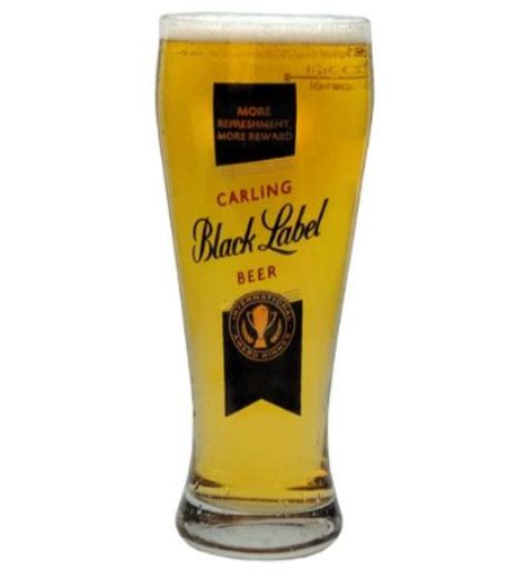 Beer Glass Carling Black Label 500ml Set Of 6 Za