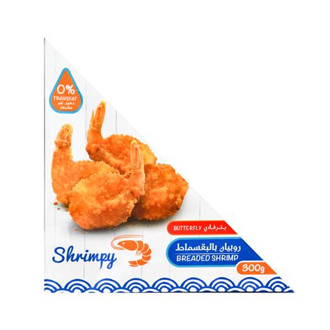 Shrimpy Butterfly Breaded Shrimp 300 G Online At Best Price Breadcrumbs And Batter Lulu Uae