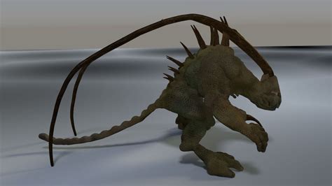 Lizard Creature 3D Model $5 - .obj - Free3D