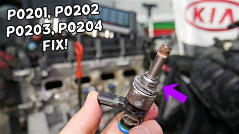 Code P0201 P0202 P0203 P0204 Fuel Injector Kia Sorento Kia Sportage