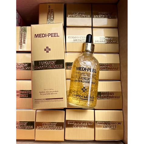 Medi Peel Luxury 24k Gold Ampoule 100ml Shopee Thailand